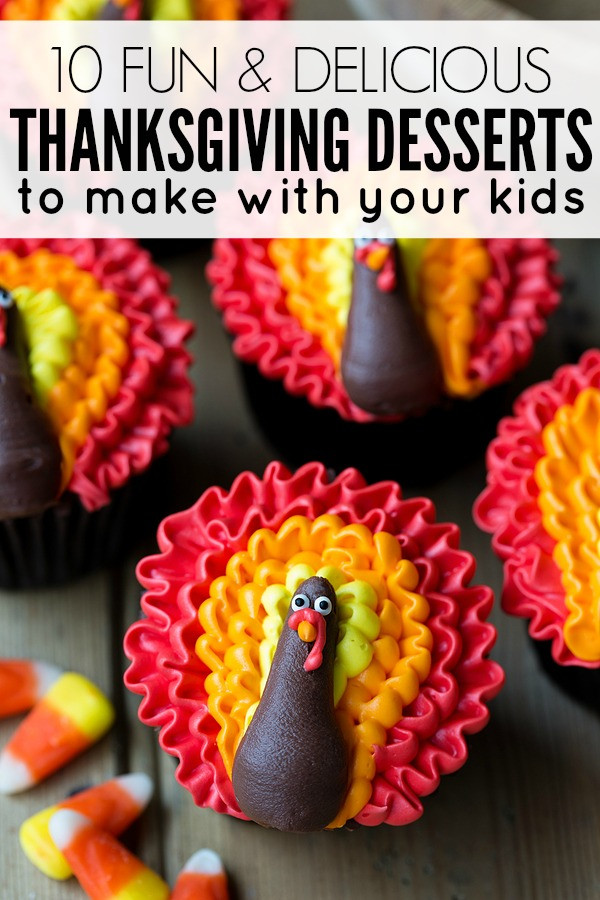 Easy Thanksgiving Desserts For Kids
 Thanksgiving desserts to make with your kids