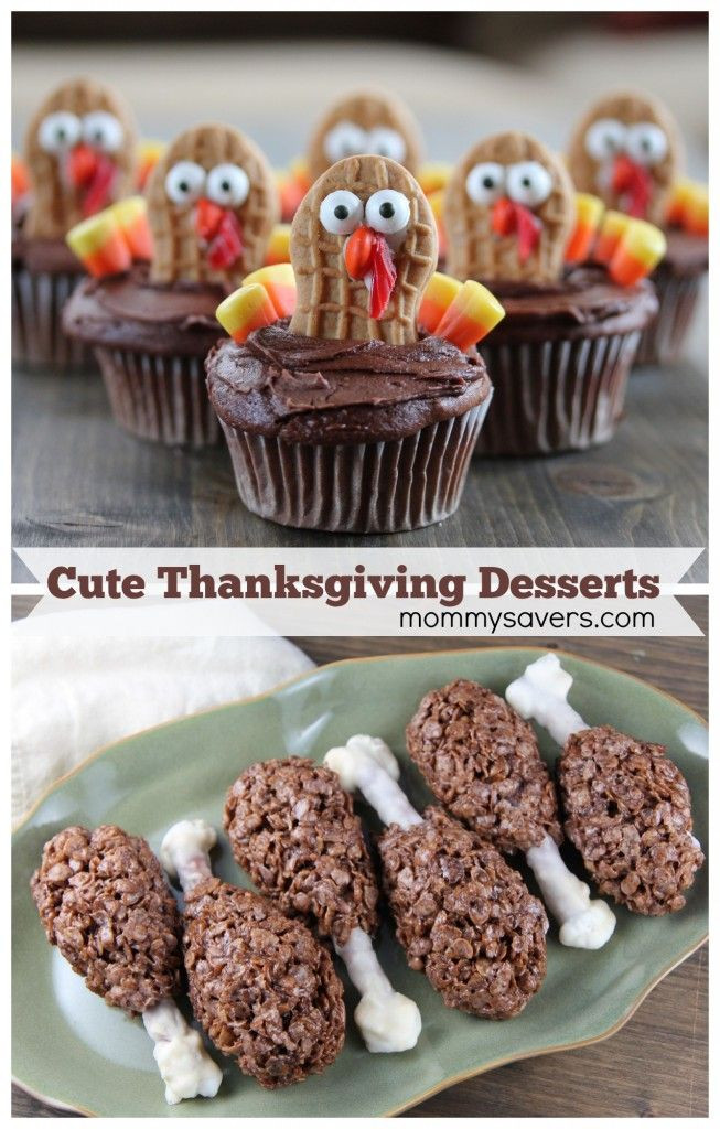 Easy Thanksgiving Desserts For Kids
 Here are some cute Thanksgiving desserts that will impress
