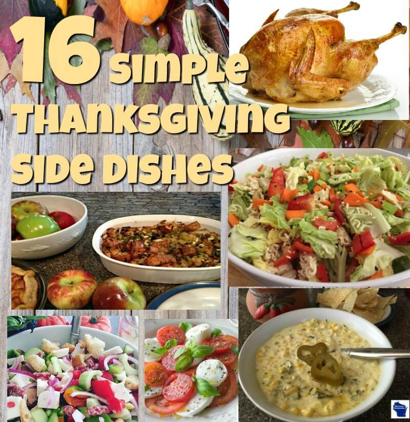 Easy Thanksgiving Side Dishes
 Simple Thanksgiving Side Dishes