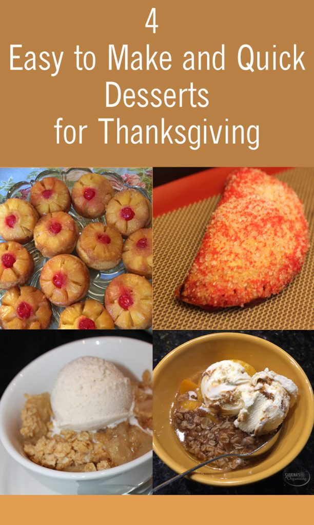 Easy To Make Thanksgiving Desserts
 4 Easy to Make and Quick Desserts for Thanksgiving