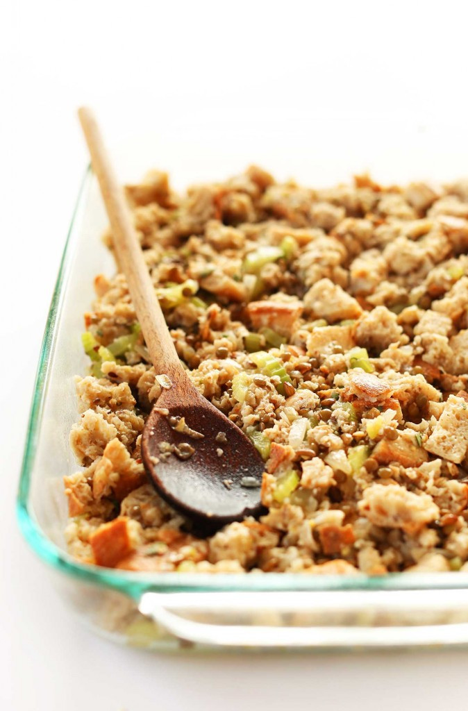 Easy Vegan Thanksgiving
 Simple Vegan Stuffing