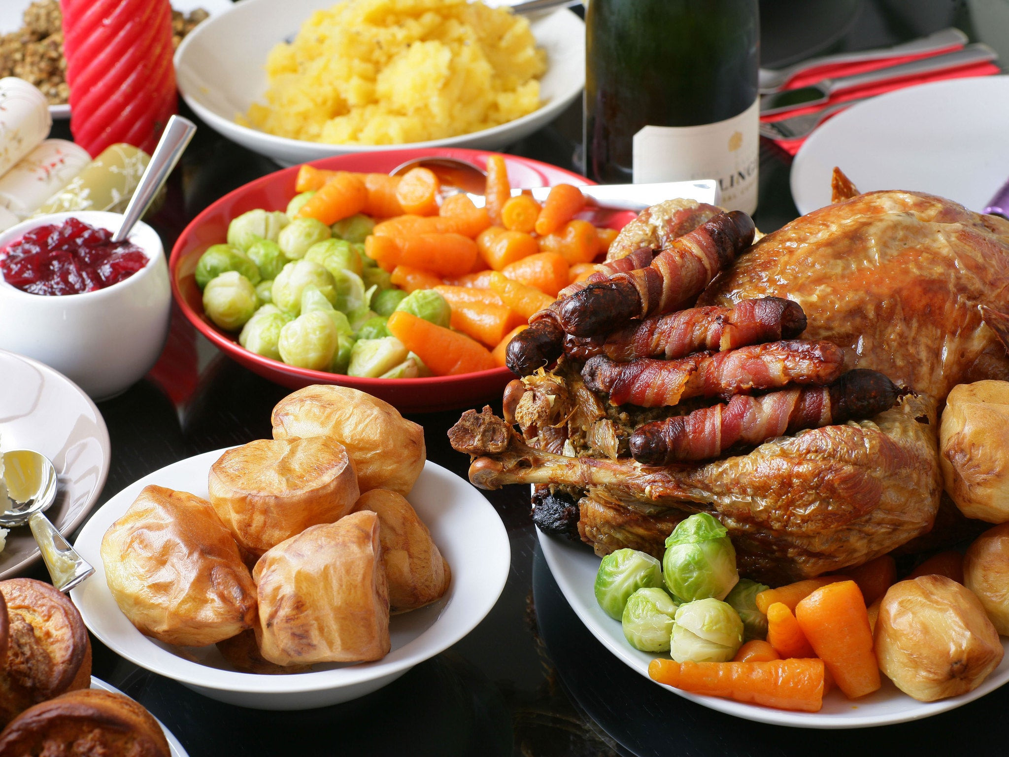English Christmas Dinner
 UK s favourite food to eat on Christmas Day revealed