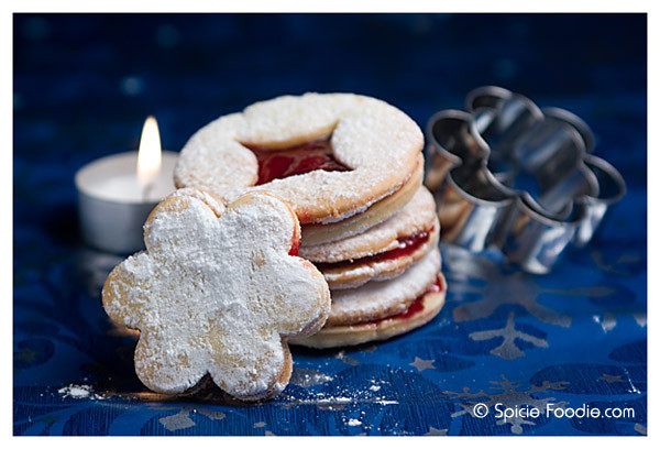 European Christmas Cookies
 Sunday Snapshots Czech Linzer Cookies – Spicie Foo
