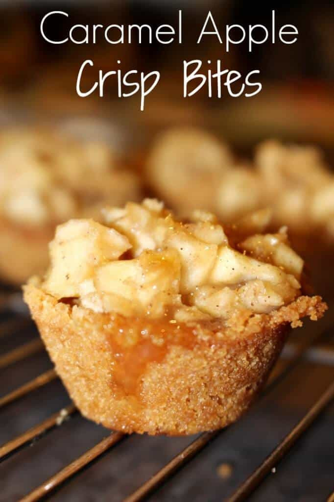 Fall Apple Desserts
 Apple Crisp Bites with Caramel Princess Pinky Girl