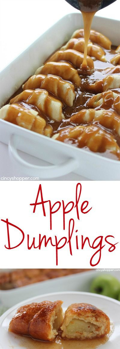 Fall Apple Recipes
 Apple Dumplings Recipe