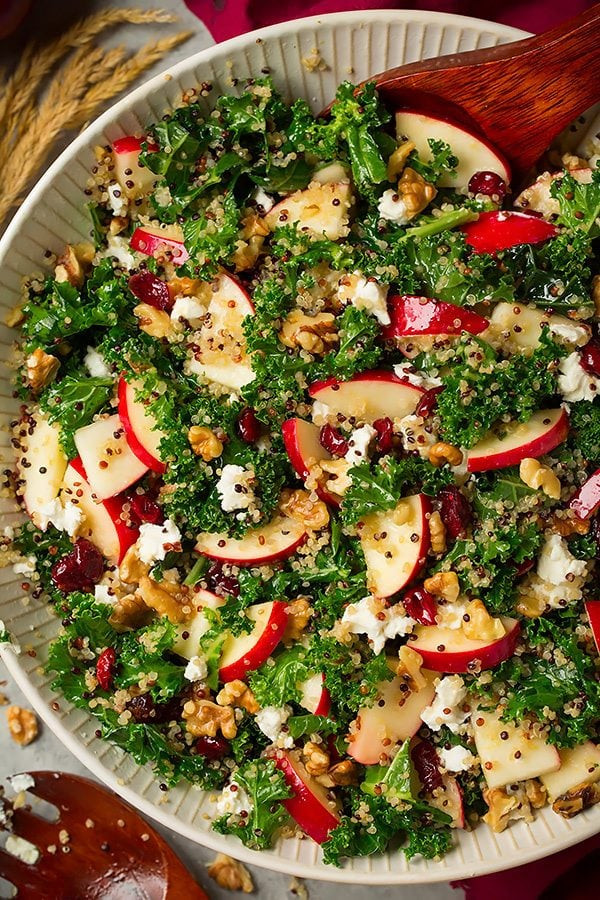 Fall Quinoa Recipe
 Kale Salad with Apples and Quinoa Cooking Classy