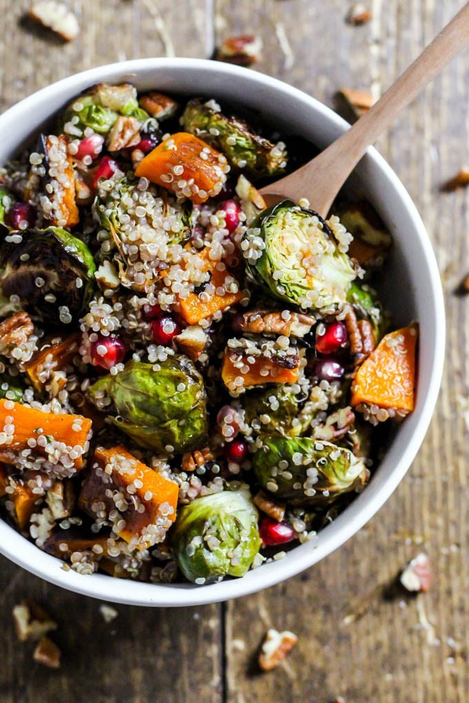 Fall Quinoa Recipes
 Fall Brussels Sprouts Quinoa Salad