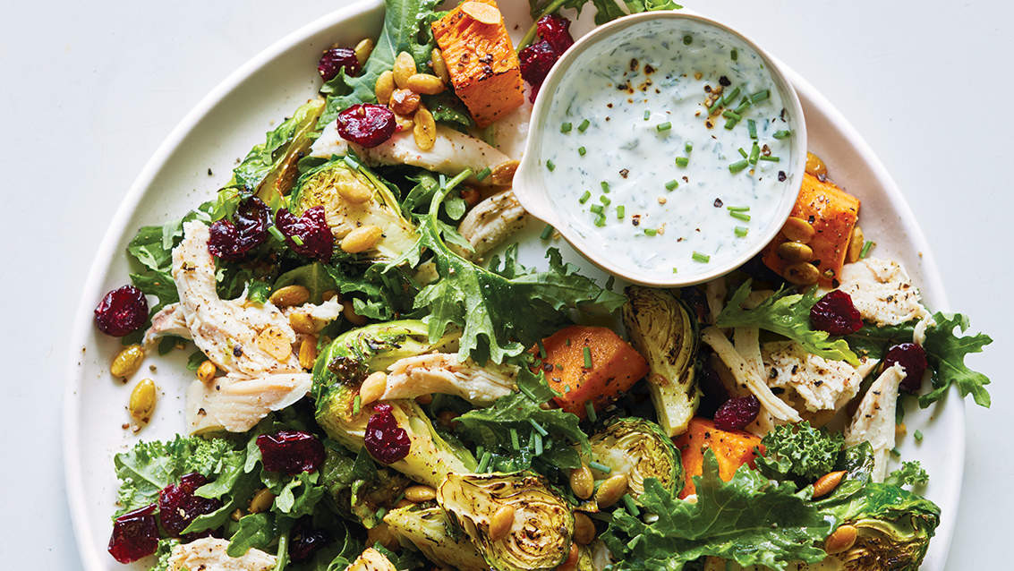Fall Salad Dressings
 Fall Salad With Green Goddess Dressing Recipe Health