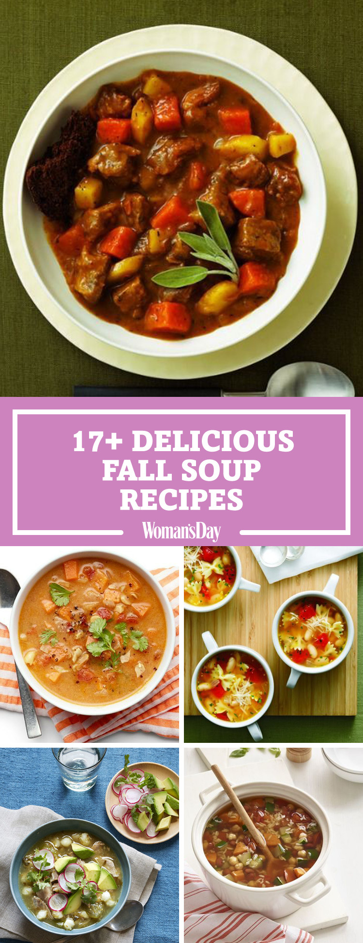 Fall Soup And Stew Recipes
 22 Best Fall Soup Recipes Easy and Hearty Autumn Soups