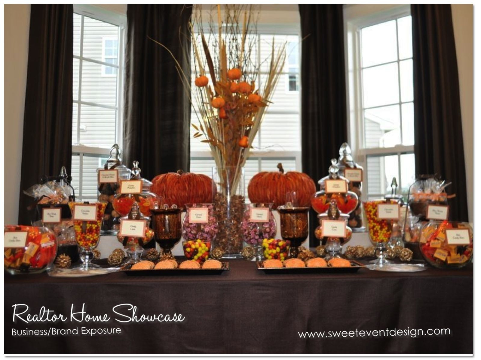 Fall Theme Desserts
 candy buffet