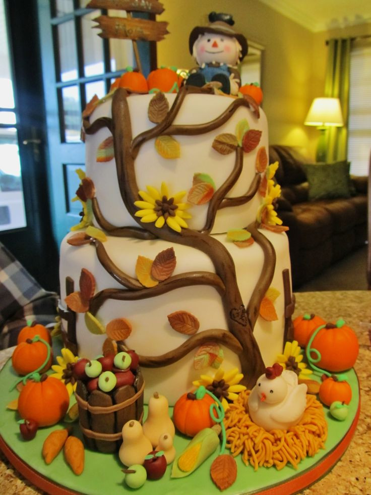 Fall Themed Birthday Cake
 Best 25 Fall birthday cakes ideas on Pinterest