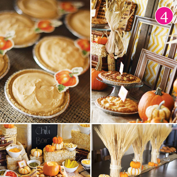 Fall Themed Desserts
 Party of 5 Glam Thanksgiving Modern Tablescape Tattoo