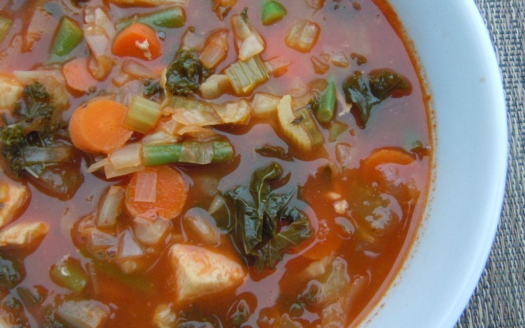 Fall Vegetarian Soup Recipes
 Fall Ve able Soup with Black Eyed Peas and Grilled