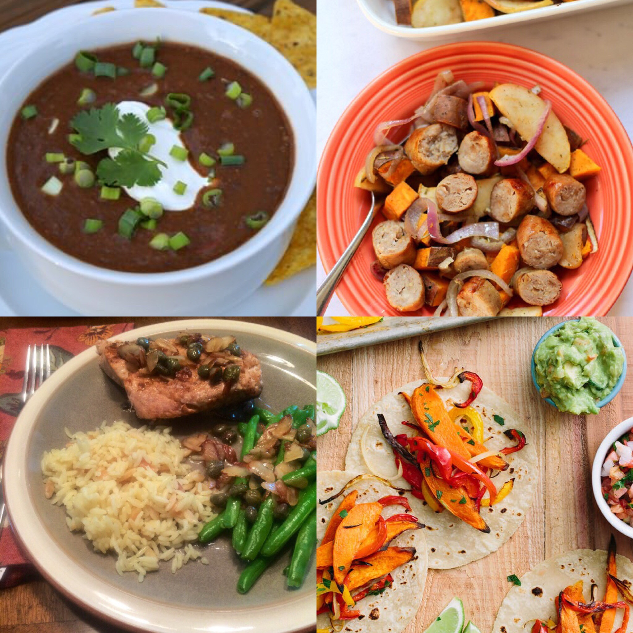 Fall Weeknight Dinners
 Four Easy Weeknight Meals for Fall