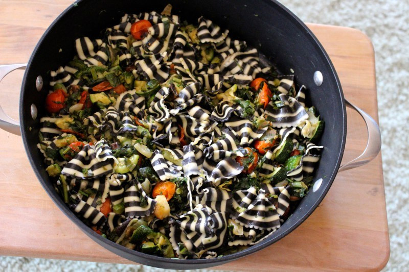Farfalle Pasta Recipes Vegetarian
 Zebra Farfalle Roasted Veggies with MontAmoré jittery cook