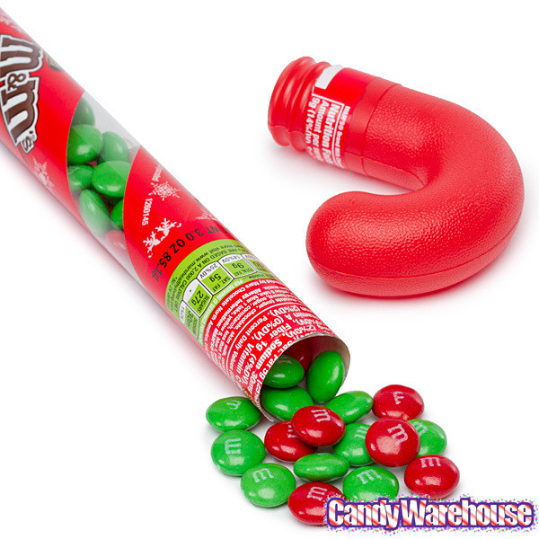 Filled Christmas Candy
 M&M s Filled Holiday Candy Cane