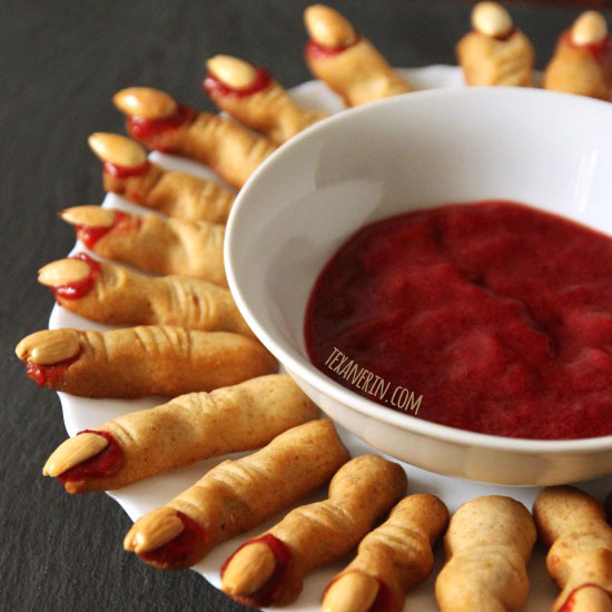 Finger Halloween Cookies
 Witch Finger Cookies without food coloring Texanerin