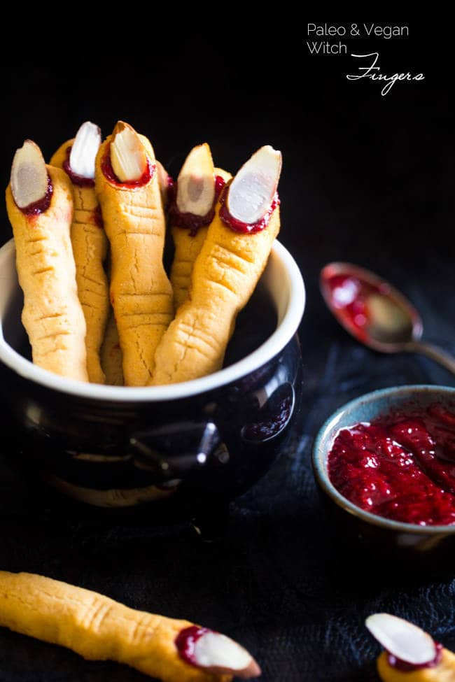 Fingers Cookies Halloween
 Paleo Witch Finger Cookies Vegan