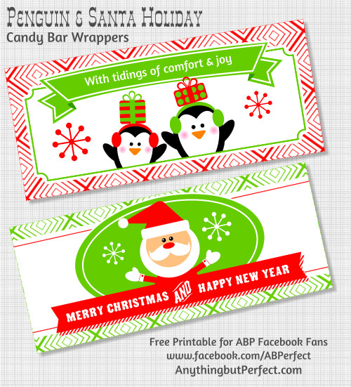 Free Printable Christmas Candy Bar Wrappers
 Auntie Lolo Crafts Free Prints Wednesday Christmas