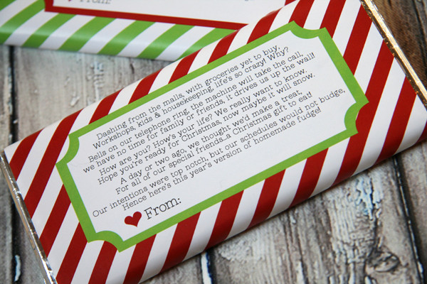 Free Printable Christmas Candy Bar Wrappers
 Craftionary