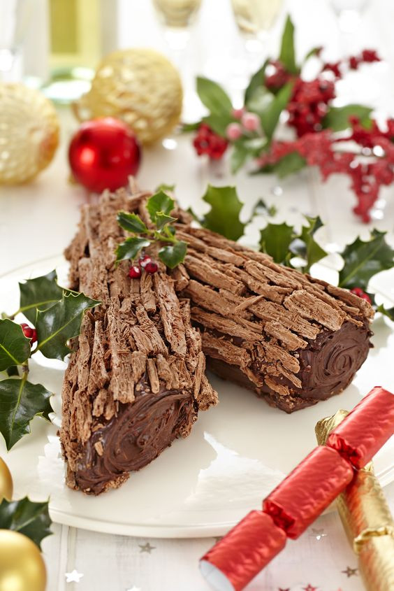 French Christmas Recipes
 French desserts Cadbury kitchen and Yule log on Pinterest