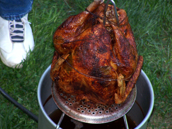 Fried Turkey For Thanksgiving
 Deep Fried Turkey Recipe Genius Kitchen