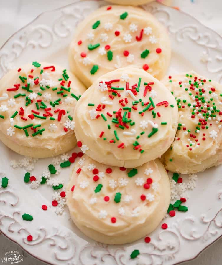 Frosted Christmas Cookies
 Soft Frosted Eggnog Cookies Life Made Sweeter