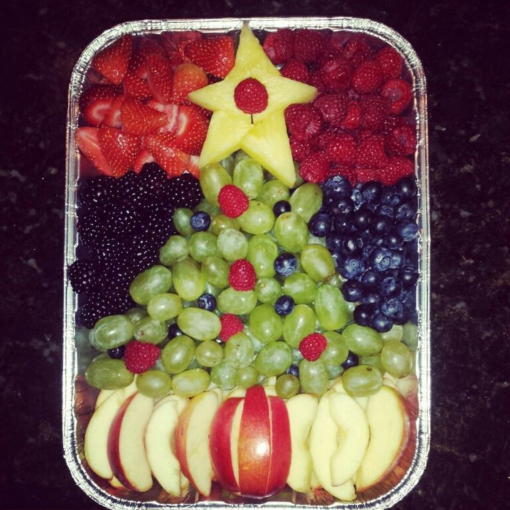 Fruit Salads For Christmas
 The 25 best Fruit salad tree ideas on Pinterest