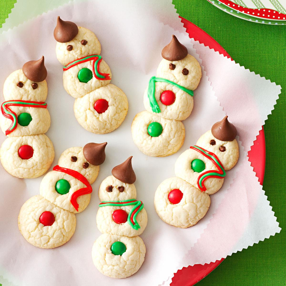 Fun Easy Christmas Cookies
 Snowman Cookies Recipe
