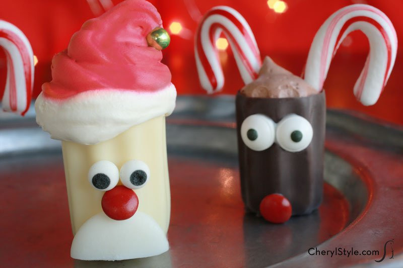 Fun Easy Christmas Desserts
 No Bake Mini Santa Desserts Recipe