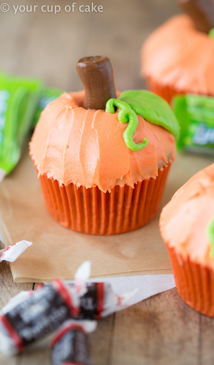 Fun Halloween Cupcakes
 Pumpkin Patch Cupcakes Your Cup of Cake