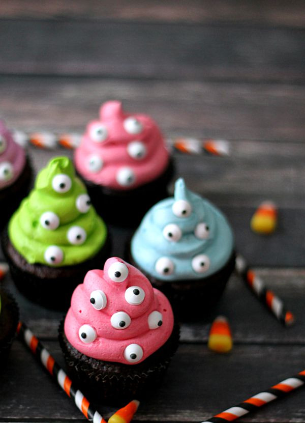 Fun Halloween Cupcakes
 Halloween Monster Crafts and Treats The Idea Room