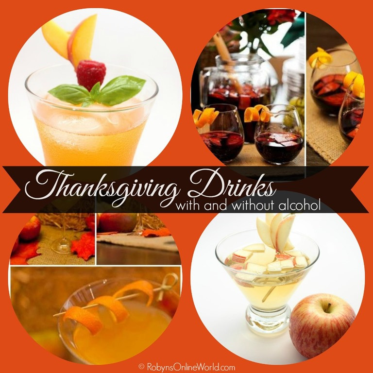 Fun Thanksgiving Drinks
 Thanksgiving Drink Recipes for Kids and Adults Robyns World
