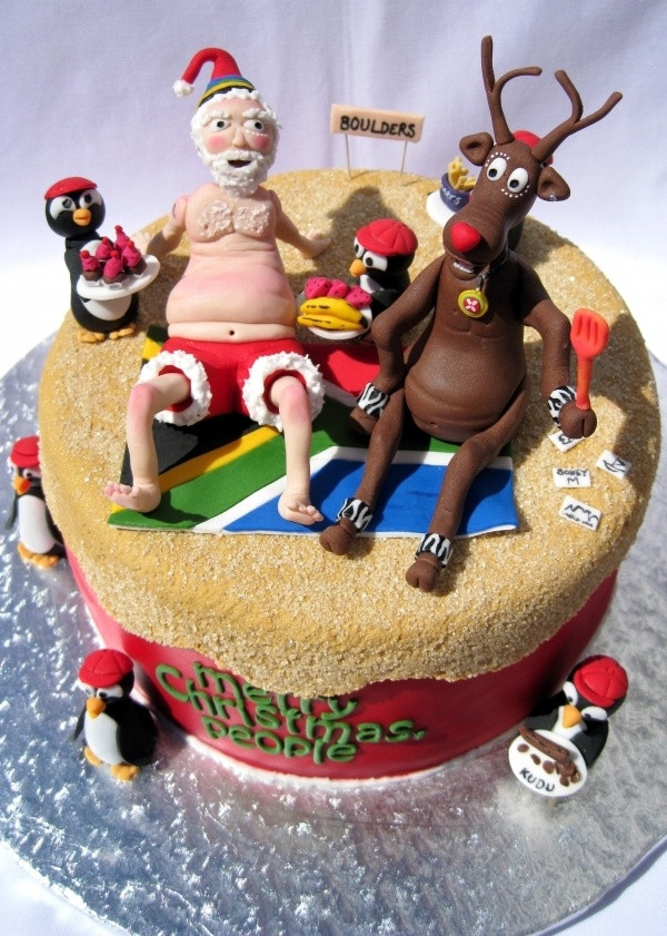 Funny Christmas Cakes
 37 best Christmas cake ideas images on Pinterest