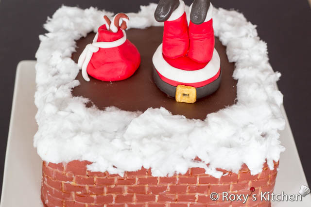 Funny Christmas Cakes
 Santa Down the Chimney Cake Roxy s Kitchen