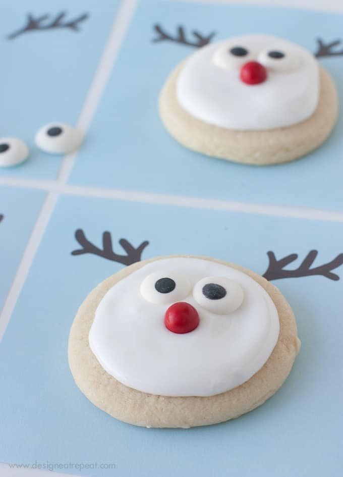 Funny Christmas Cookies
 Decorated Reindeer Cookies A Free Printable