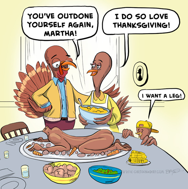 Funny Turkey Pics For Thanksgiving
 Thanksgiving Turkey Dinner Cartoon Cartoon