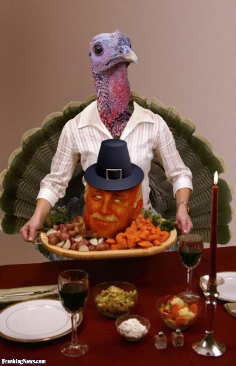 Giant Thanksgiving Turkey Dinner
 Funny Chef Freaking News