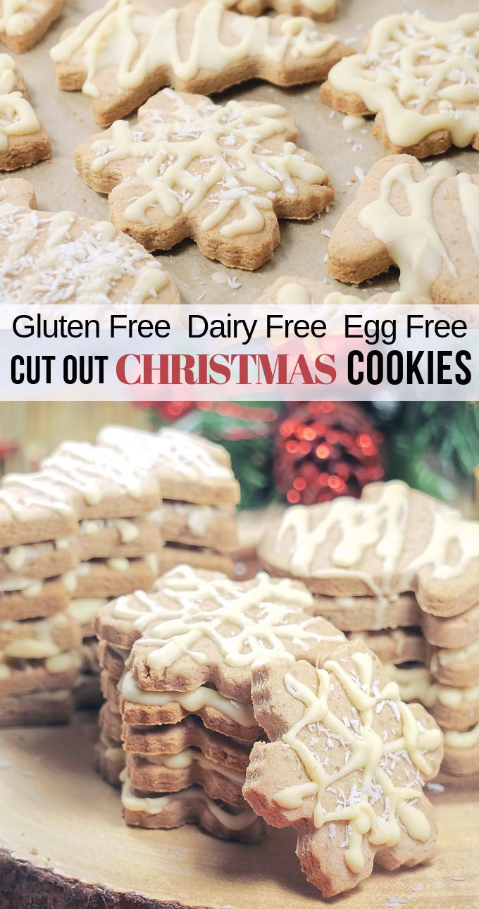 Gluten Free Dairy Free Christmas Cookies
 Gluten free dairy free egg free cut out Christmas