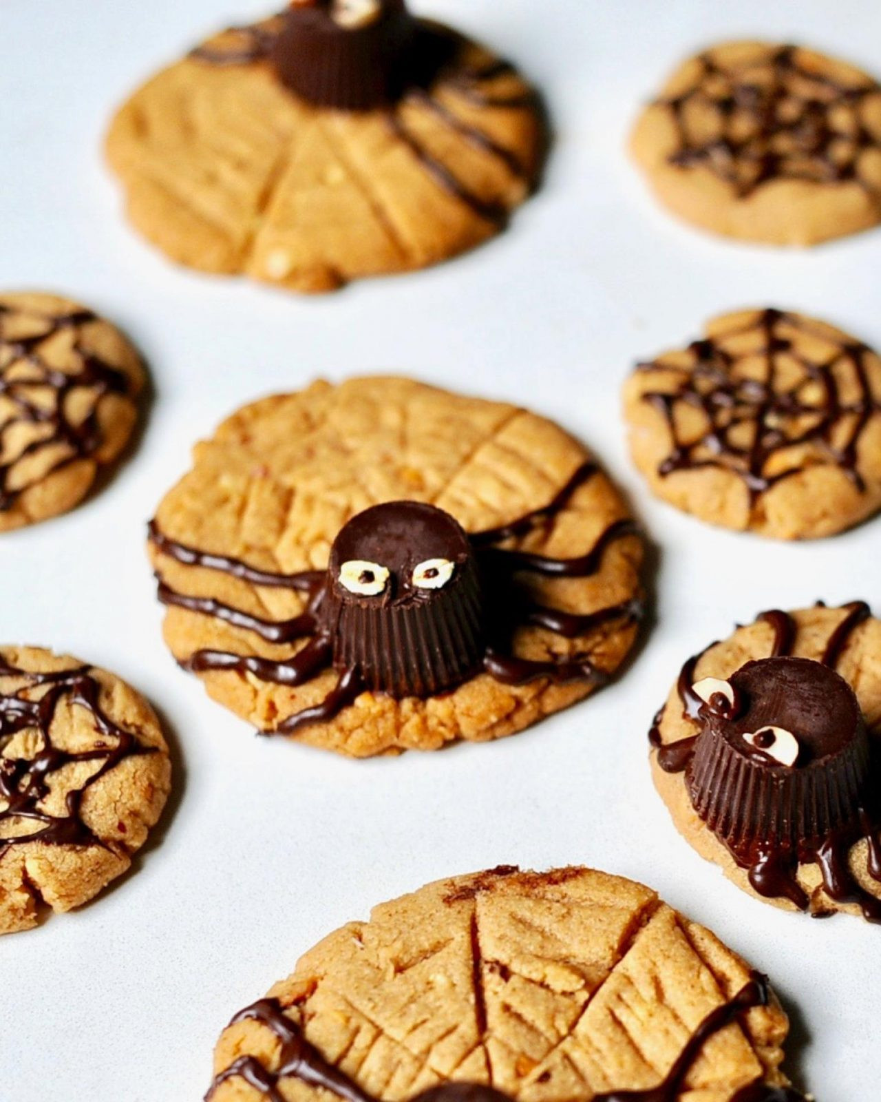 Gluten Free Halloween Cookies
 Peanut Butter Spider Cookies for Halloween Vegan Gluten