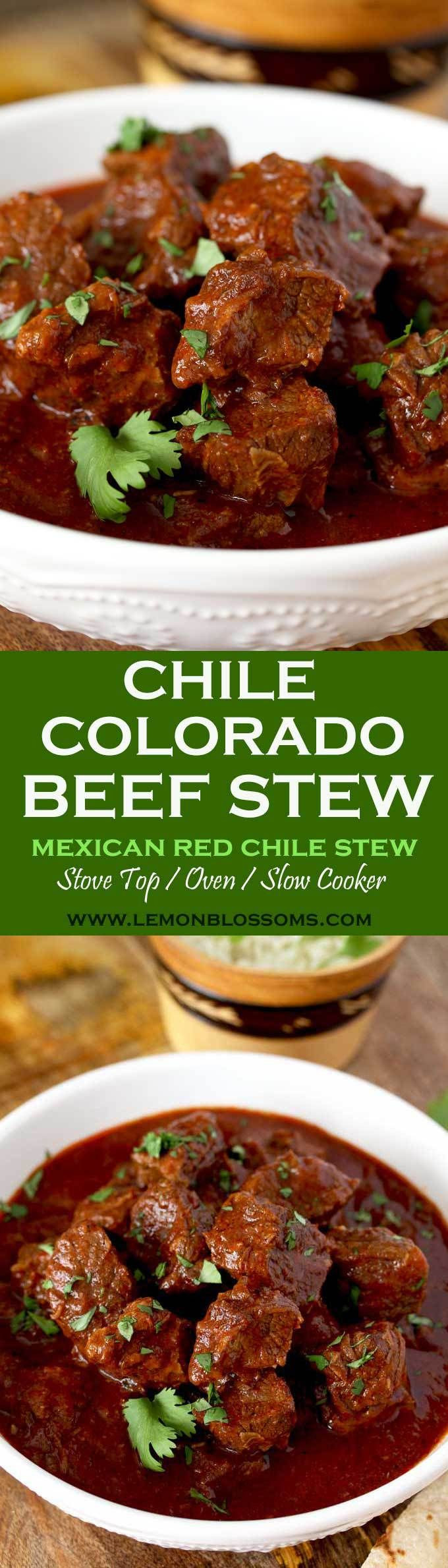 Good Burritos Don'T Fall Apart
 This rich and hearty Chile Colorado Beef Stew is lip