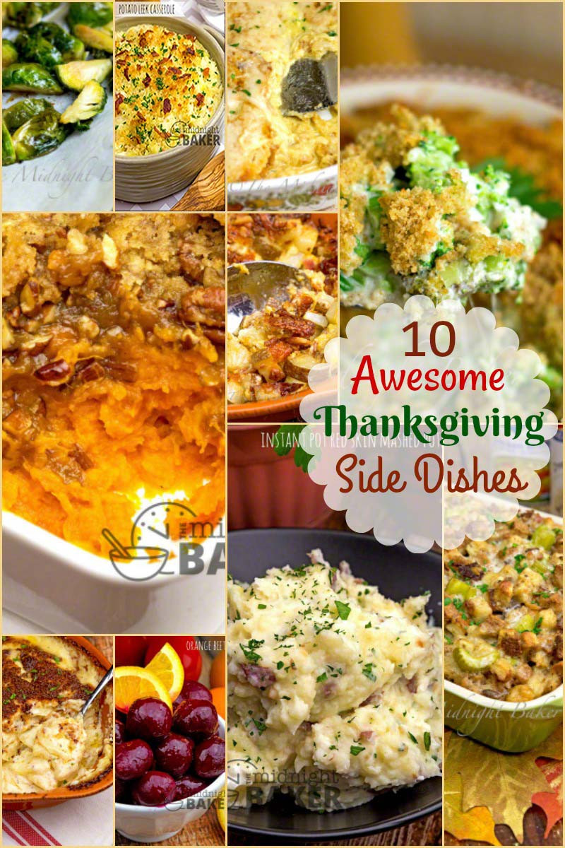 Good Thanksgiving Side Dishes
 10 Thanksgiving Side Dishes The Midnight Baker