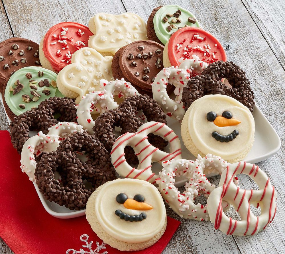 Gourmet Christmas Cookies
 Cheryl s 20pc Holiday Cookies and Gourmet Pretzels Page
