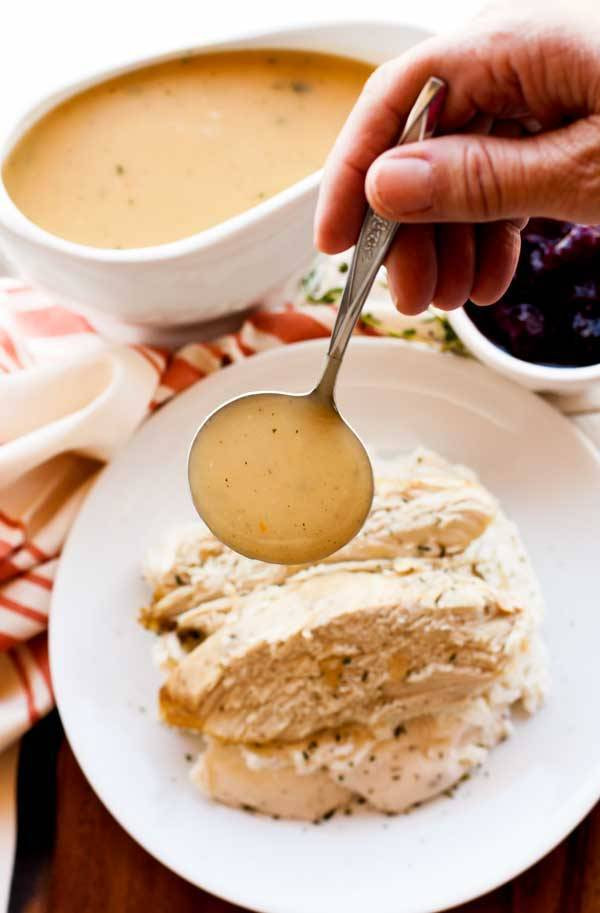 Gravy Thanksgiving Side Dishes
 Turkey Gravy • Food Folks and Fun