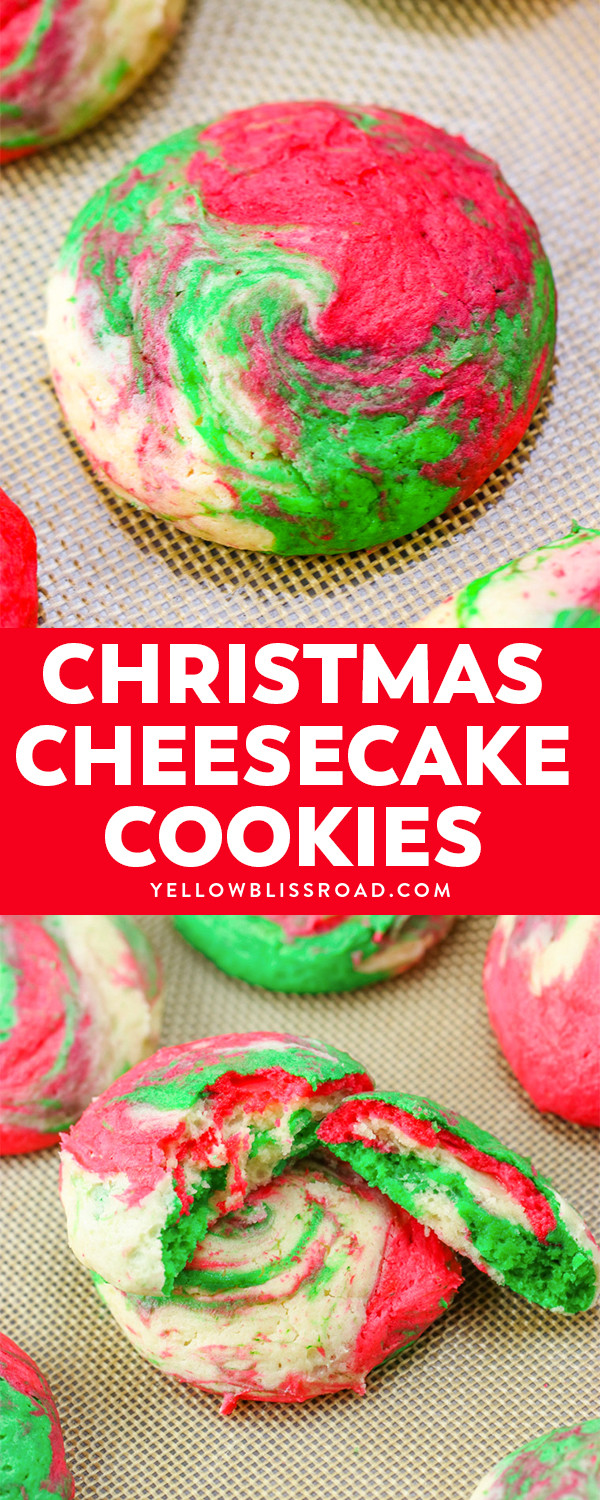 Green Christmas Cookies
 Christmas Cheesecake Cookies