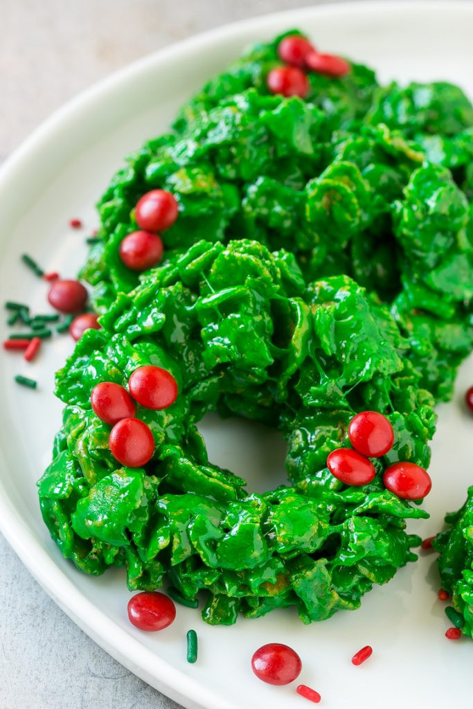 Green Christmas Cookies
 Christmas Wreath Cookies Dinner at the Zoo