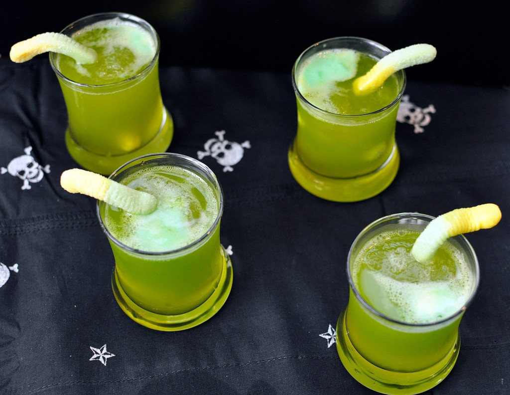 Green Halloween Drinks
 Recipe Spooky Sparkling Punch