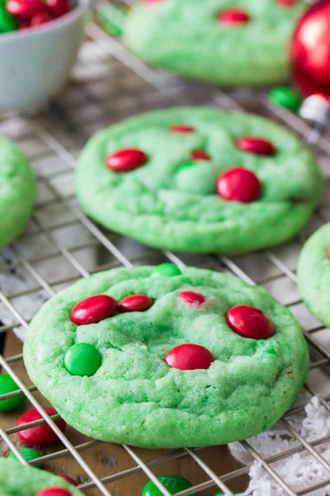 Grinch Christmas Cookies
 Grinch Cookies