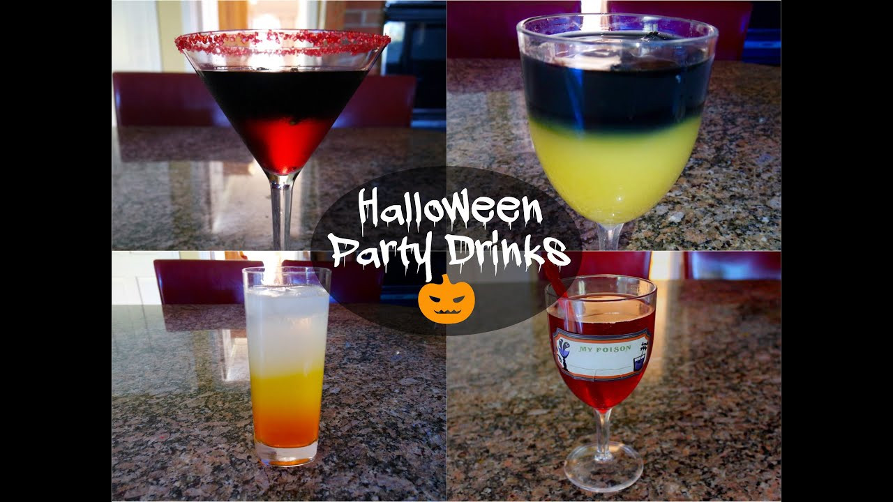 Halloween Alcoholic Drinks
 Halloween Party Drinks Alcoholic & Non Alcoholic