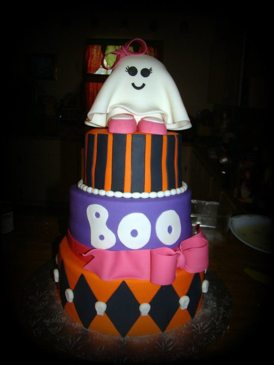 Halloween Baby Shower Cakes
 Halloween Baby Shower Cake CakeCentral